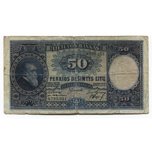 Lithuania 50 Litu 1928