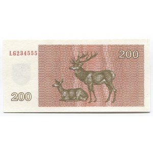 Lithuania 200 Talonas 1992