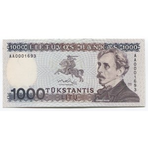 Lithuania 1000 Litu 1991