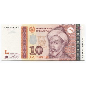 Tajikistan 10 Somoni 1999 (2013)