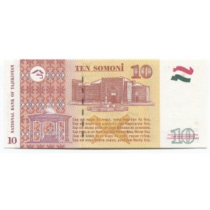 Tajikistan 10 Somoni 1999 (2013)