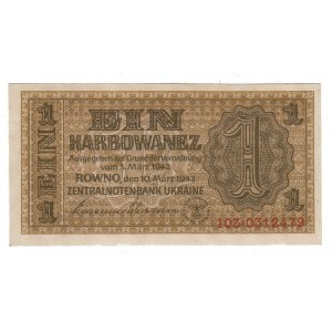 Ukraine 1 Karbowanez 1942