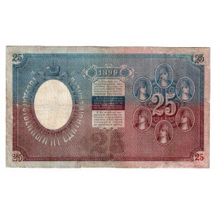 Russia 25 Roubles 1899 (1903-1909) Timashev