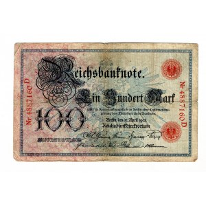 Germany - Empire 100 Mark 1903