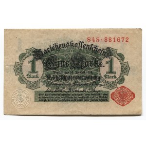 Germany - Empire 1 Mark 1914