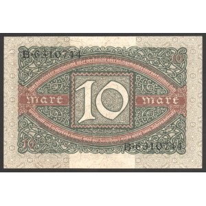 Germany - Weimar Republic 10 Mark 1920