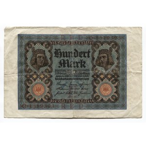 Germany - Weimar Republic 100 Mark 1920