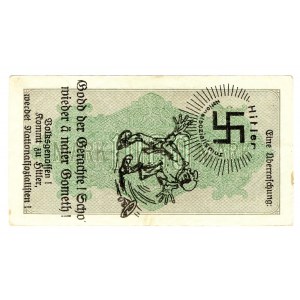 Germany - Weimar Republic 1000 Mark 1922 Agitation Underprint