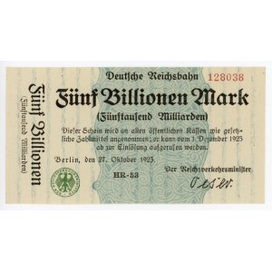 Germany - Weimar Republic 1 Milliarden Mark 1923