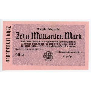 Germany - Weimar Republic 10 Milliarden Mark 1923