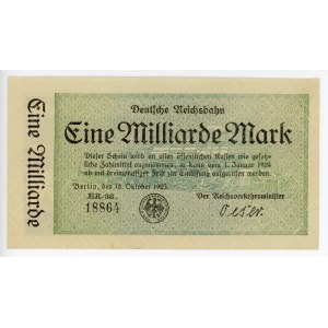 Germany - Weimar Republic 1 Milliarde Mark 1923