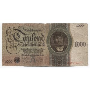 Germany - Weimar Republic 1000 Reichsmark 1924
