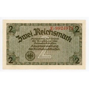 Germany - Third Reich 2 Reichsmark 1940 - 1945 (ND)