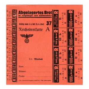 Germany - Third Reich Product Card 1942 Orange