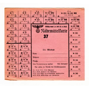 Germany - Third Reich Product Card 1942 Pink
