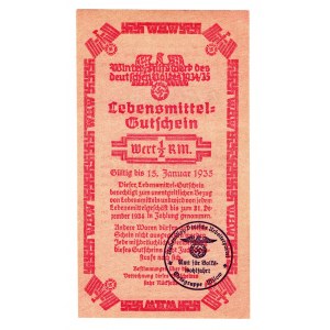 Germany - Third Reich Winterhilfswerk 1/2 Reichsmark 1934 - 1935