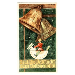 Germany - Third Reich Winterhilfswerk Advertisement Card Bells 1935