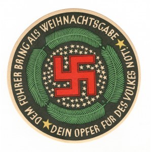 Germany - Third Reich Winterhilfswerk Advertisement New Year Ornament 1939