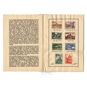 Germany - Third Reich Winterhilfswerk Book with Proofs Postage Stamps 1938 - 1939