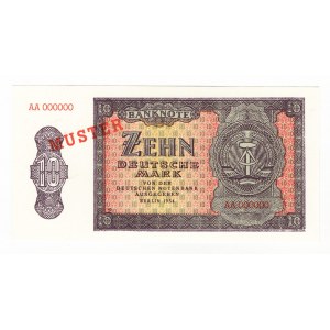 Germany - DDR 10 Mark 1954 Muster