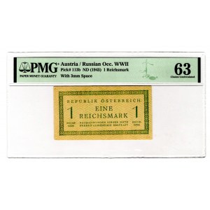 Austria 1 Reichsmark 1945 (ND) PMG 63