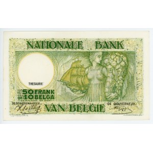 Belgium 50 Francs 1942