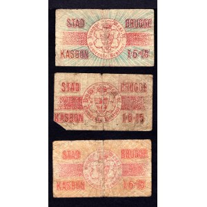 Belgium Lot of 3 Banknotes (ND)