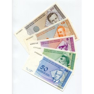 Bosnia & Herzegovina 50 Pfeniga 1 - 5 - 10 - 20 Marka 1998 (ND)