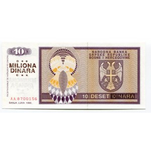 Bosnia & Herzegovina 10000000 Dinara 1992 (1993)