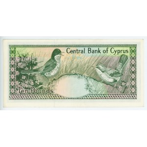 Cyprus 10 Pounds 1990