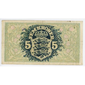 Denmark 5 Kroner 1939