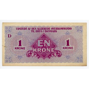 Denmark 1 Krone 1945 (ND)