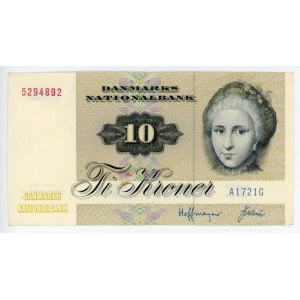 Denmark 10 Kroner 1972
