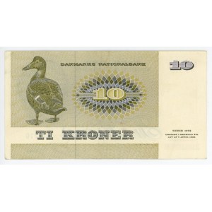 Denmark 10 Kroner 1972