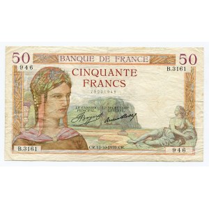 France 50 Francs 1935