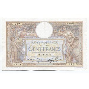 France 100 Francs 1938