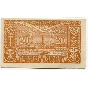 Yugoslavia 20 Para 1920 Belgrade