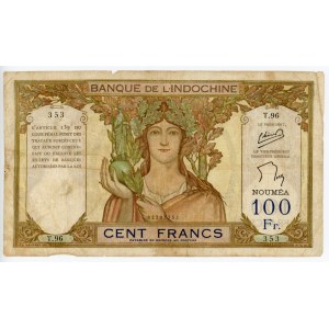 New Caledonia 100 Francs 1957 (ND)