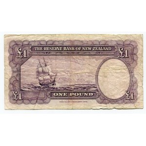 New Zealand 1 Pound 1955 - 1956 (ND)