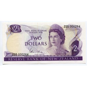 New Zealand 2 Dollars 1977 (ND)