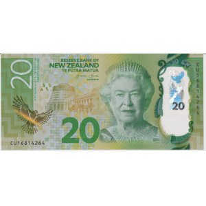 New Zealand 20 Dollars 2016 (ND)