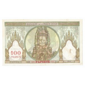 Tahiti 100 Francs 1952 - 1956 (ND)