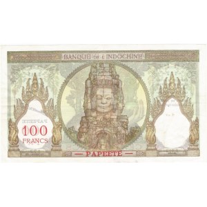 Tahiti 100 Francs 1956 - 1961 (ND)