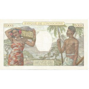 Tahiti 1000 Francs 1940 - 1957 (ND)