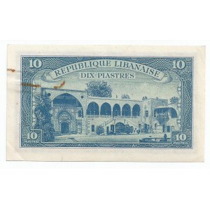 Lebanon 10 Piastres 1950