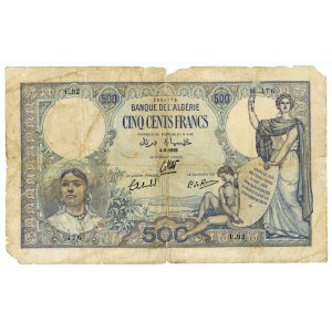 Algeria 500 Francs 1939