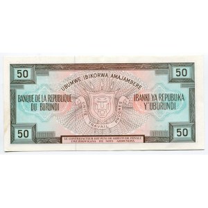 Burundi 50 Francs 1983