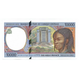Central African States Equatorial Guinea 10000 Francs 2000