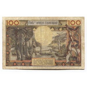 Equatoria African States Chad 100 Francs 1963 (ND)