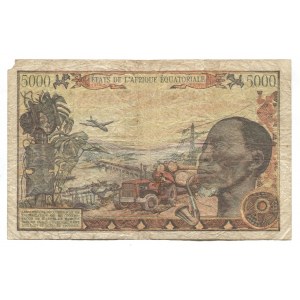 Equatorial African States Gabon 5000 Francs 1963 (ND) D